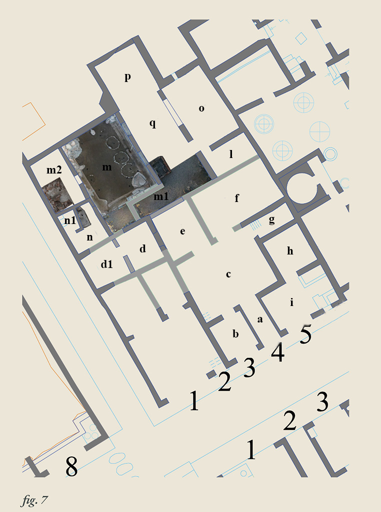 IX.12.4 Pompeii. House of the Second Cenaculum or Casa del secondo Cenacolo colonnato.
Room Plan